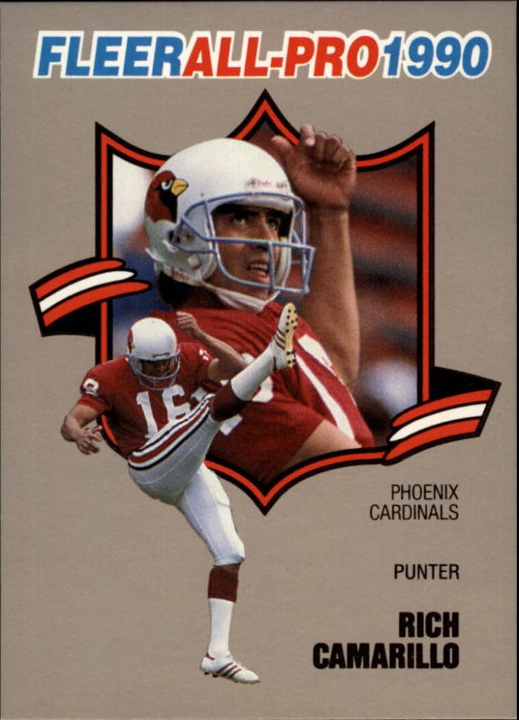 Rich Camarillo Fleer All Pro Football Card Djs Pokemon Cards