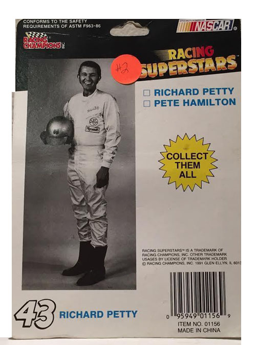 Racing Champions Superstars #43 Richard Petty Superbird 1:64 Scale 1991 Plymouth 