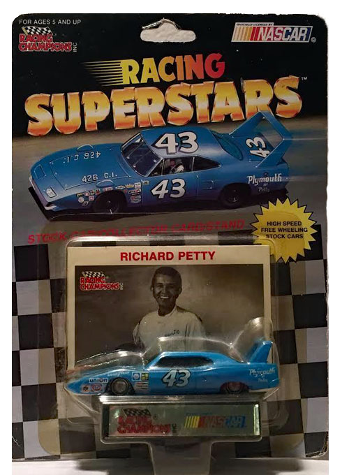 1991 Richard Petty #43 Plymouth NASCAR by Racing Champions Diecast 1 64 for sale online 