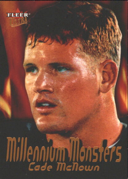 Cade McNown 2000 Fleer Millennium Monsters #9 Football Card