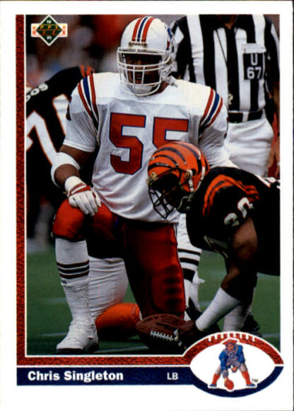 Chris Singleton 1991 Upper Deck #408 Football Card