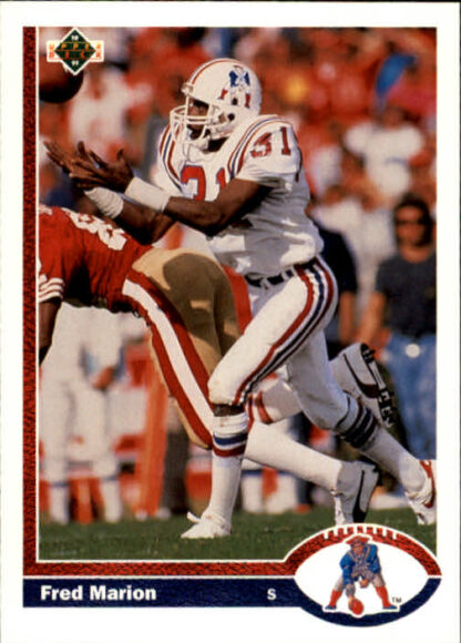 Fred Marion 1991 Upper Deck #375 Football Cards