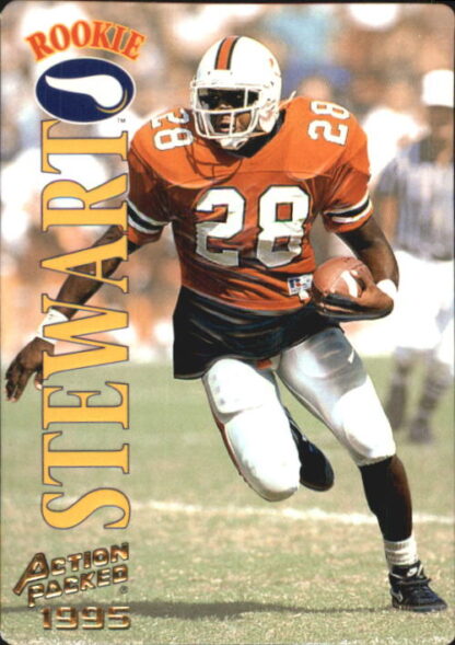 James Stewart 1995 Action Packed Rookie #119 Football Card