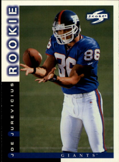 Joe Jurevicius 1998 Score Football Card #248 Rookie Card
