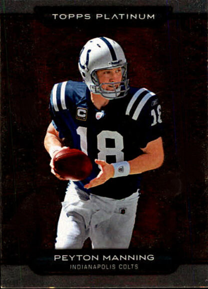 Peyton Manning 2010 Topps Platinum #1 Football Card