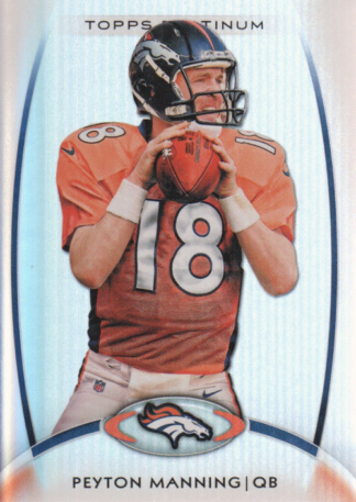 Peyton Manning 2012 Topps Platinum #60 Football Card