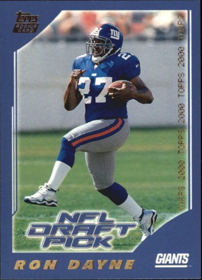 Ron Dayne 2000 Topps #379 NFL Draft Pick New York Giants Rookie Card