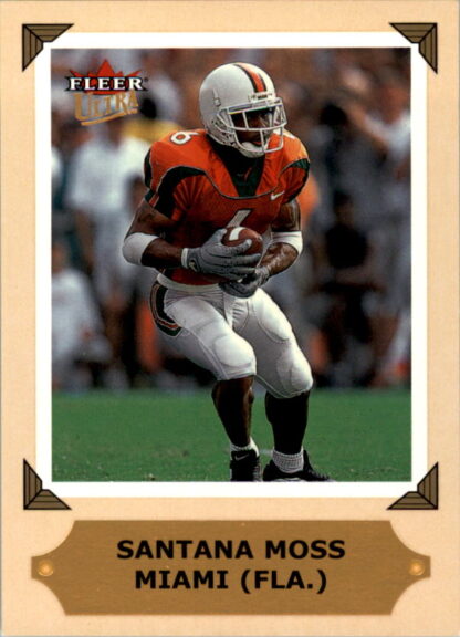 Santana Moss 2001 Ultra College Greats Previews #23