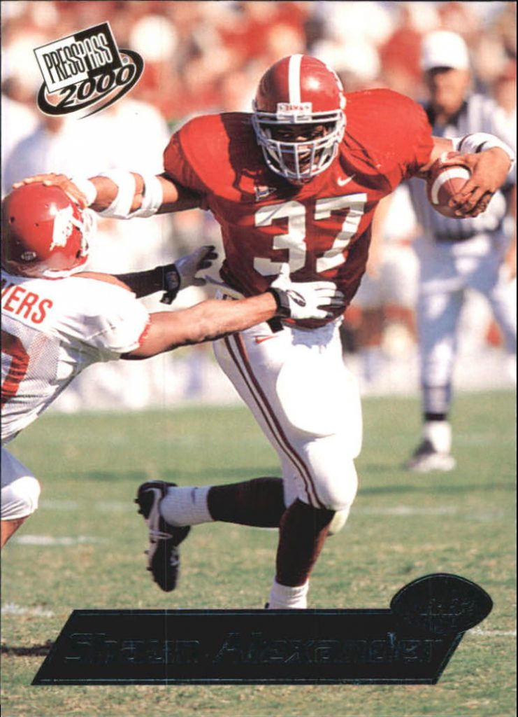 Shaun Alexander 2000 Press Pass Breakout BO 16 Football Card DJS