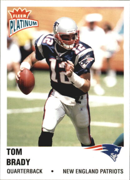 Tom Brady 2003 Fleer Platinum #138 Football Card