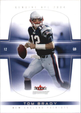 Tom Brady 2004 Fleer Genuine #51 Football Card