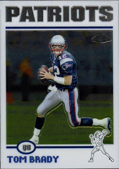 Tom Brady 2004 Topps Chrome #125 Football Card