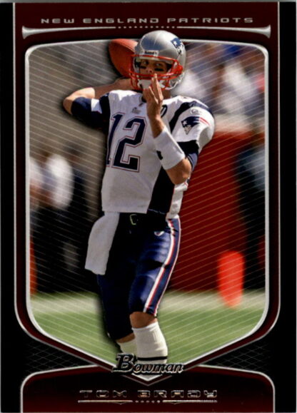 Tom Brady 2009 Bowman Draft #10 Football Card