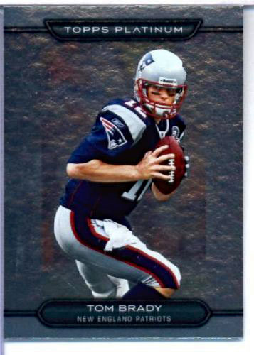 Tom Brady 2010 Topps Platinum #19 Football Card