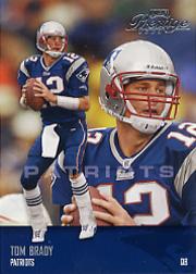 Tom Brady 2003 Playoff Prestige #83 Football Card