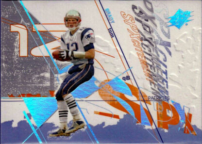 Tom Brady 2003 SPXcitement #102 Football Card