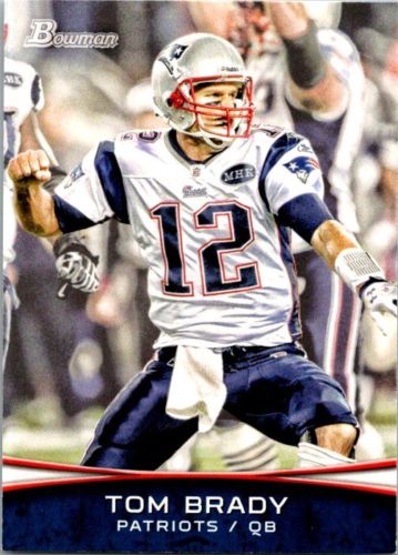 Tom Brady 2012 Bowman #50 Football Card