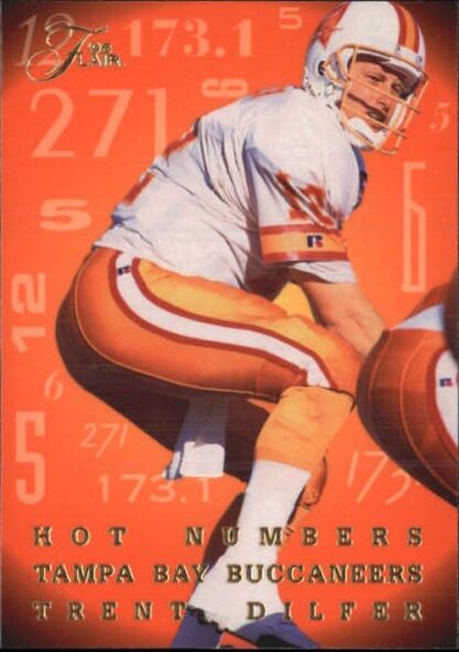 Trent Dilfer 1995 Fleer Hot Numbers #5 Football Card