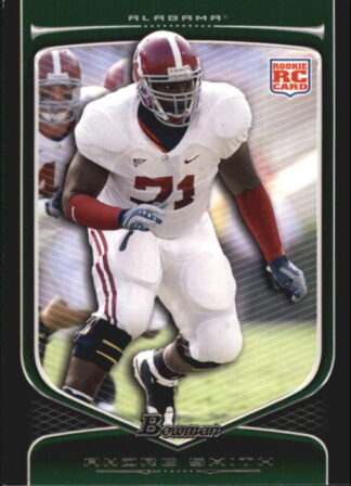 Andre Smith 2009 Bowman Draft #115 Rookie Football Card