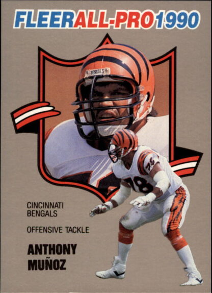 Anthony Munoz 1990 FLEER ALL-PRO #8 Football Card
