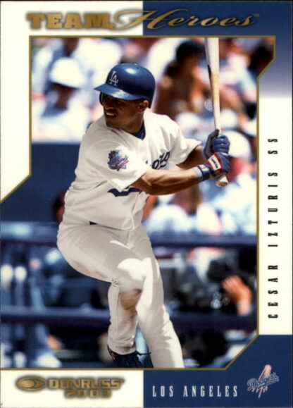Cesar Izturis 2003 (DODGERS) Donruss Team Heroes Glossy #248 Baseball Card