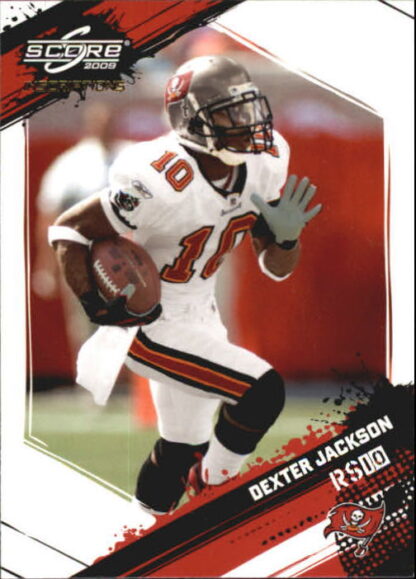 Dexter Jackson 2009 Panini Score Inscriptions #275 Rookie Football Card