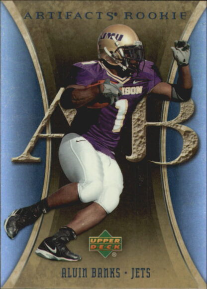 Alvin Banks 2007 Artifacts Rookie #103 Football Card