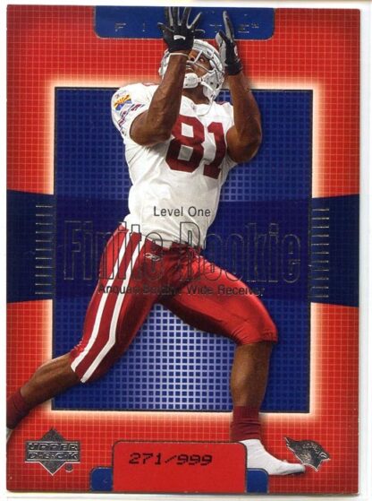 Anquan Boldin 2003 Upper Deck Finite Rookie Level One #249 /999 Football Card