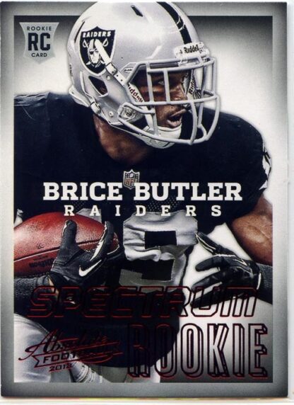 Brice Butler 2013 Panini Absolute Football Spectrum Red Rookie #110 Football Card