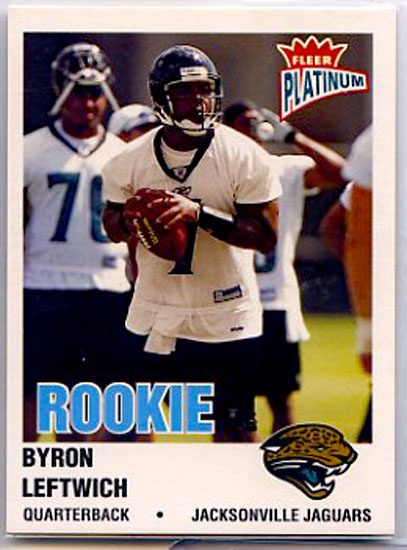 Byron Leftwich 2003 Fleer Platinum Rookie Card #251 /750