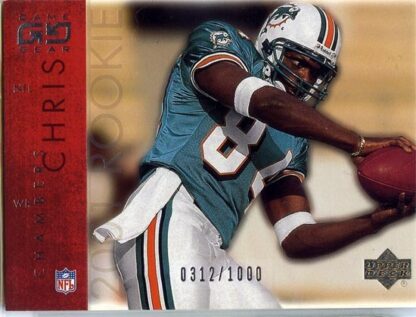 Chris Chambers 2001 Upper Deck Game Gear Rookie #95 /1000 Football Card