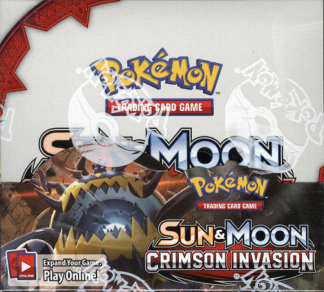 Pokemon Sun and Moon Crimson Invasion BOOSTER BOX FACTORY SEALED