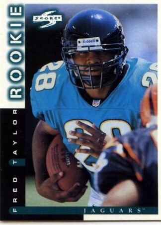 Fred Taylor 1998 Pinnacle Score Play Football # 242 Rookie Card