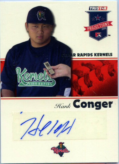 Hank Conger 2008 Tristar Projections # 167 Autograph Baseball Card