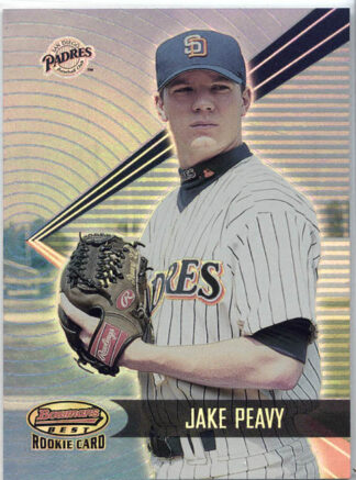 Jake Peavy 2001 Bowman's Best #178 ROOKIE CARD /2999