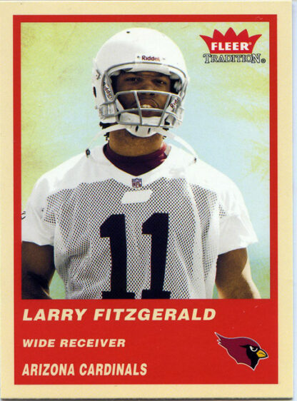 Larry Fitzgerald 2004 Fleer Tradition Rookie Card #332