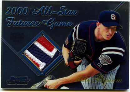 Mike Bynum 2001 Bowman Chrome All Star Futures Game Used Jersey #FGRMB