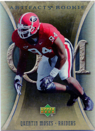 Quentin Moses 2007 Artifacts Rookie #191 Football Card