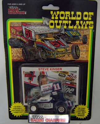 Racing Champions 1993 WORLD OF OUTLAWS Steve Kinser Sprint Car 1:64 Diecast #11
